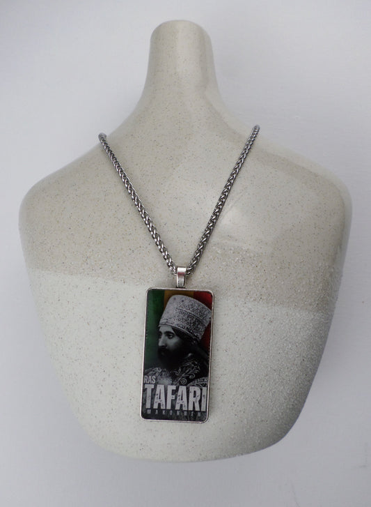 1-10011 *Rastafari Pendant and Chain - His Imperial Majesty
