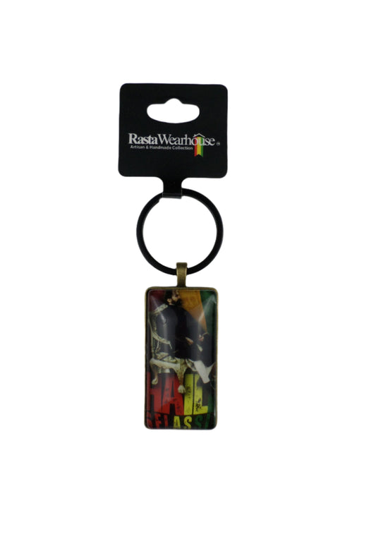 1-110061 *Rastafari Keychain - Haile Selassie I, Throne (Limited Edition)