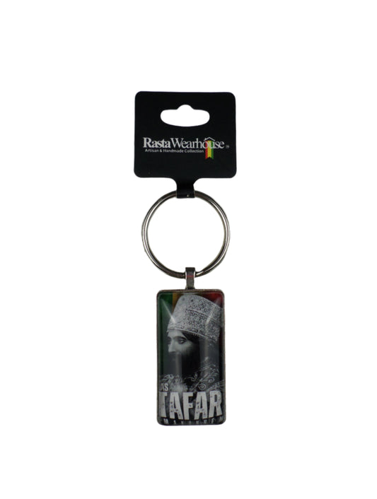 1-11014 *Rastafari Keychain with portrait of  His Imperial Majesty