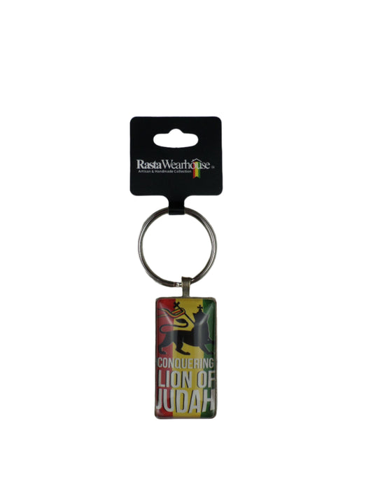 1-11012 *Rastafari Keychain - Conquering Lion of the Tribe of Judah