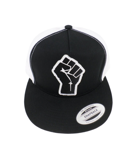 1-20062 Rasta Wearhouse Black Power Fist Embroidered Snapback