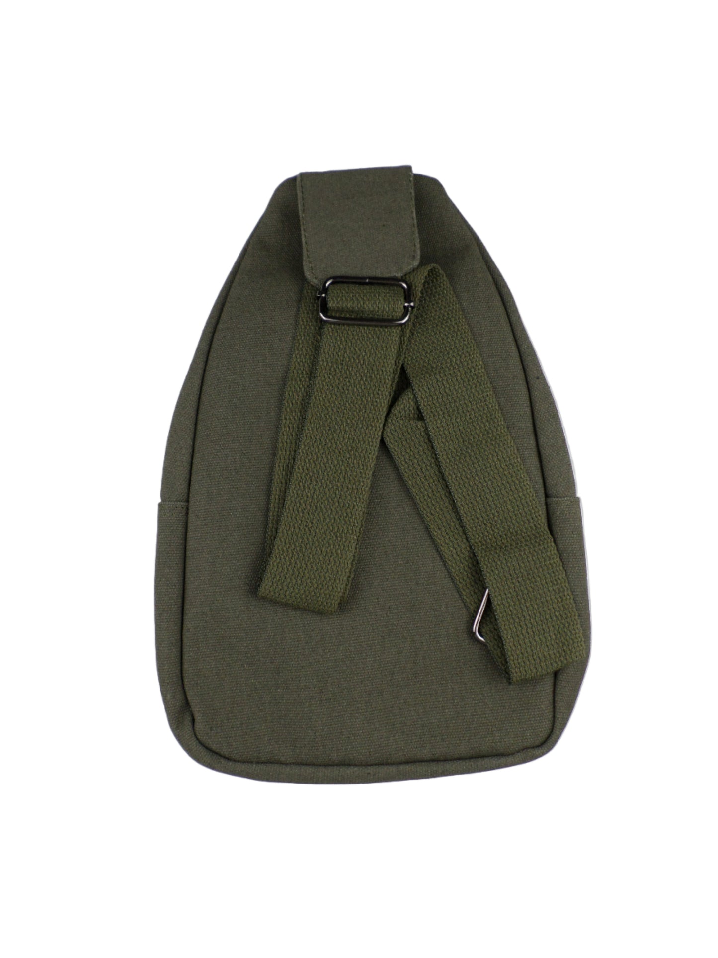 0-10044 Ankh (rd/blk/grn) - Crossbody bag with keychain charm (Olive)