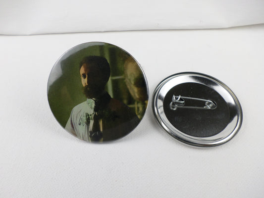 0-10013 Haile Selassie #13 Pin Button - 2.28 inch