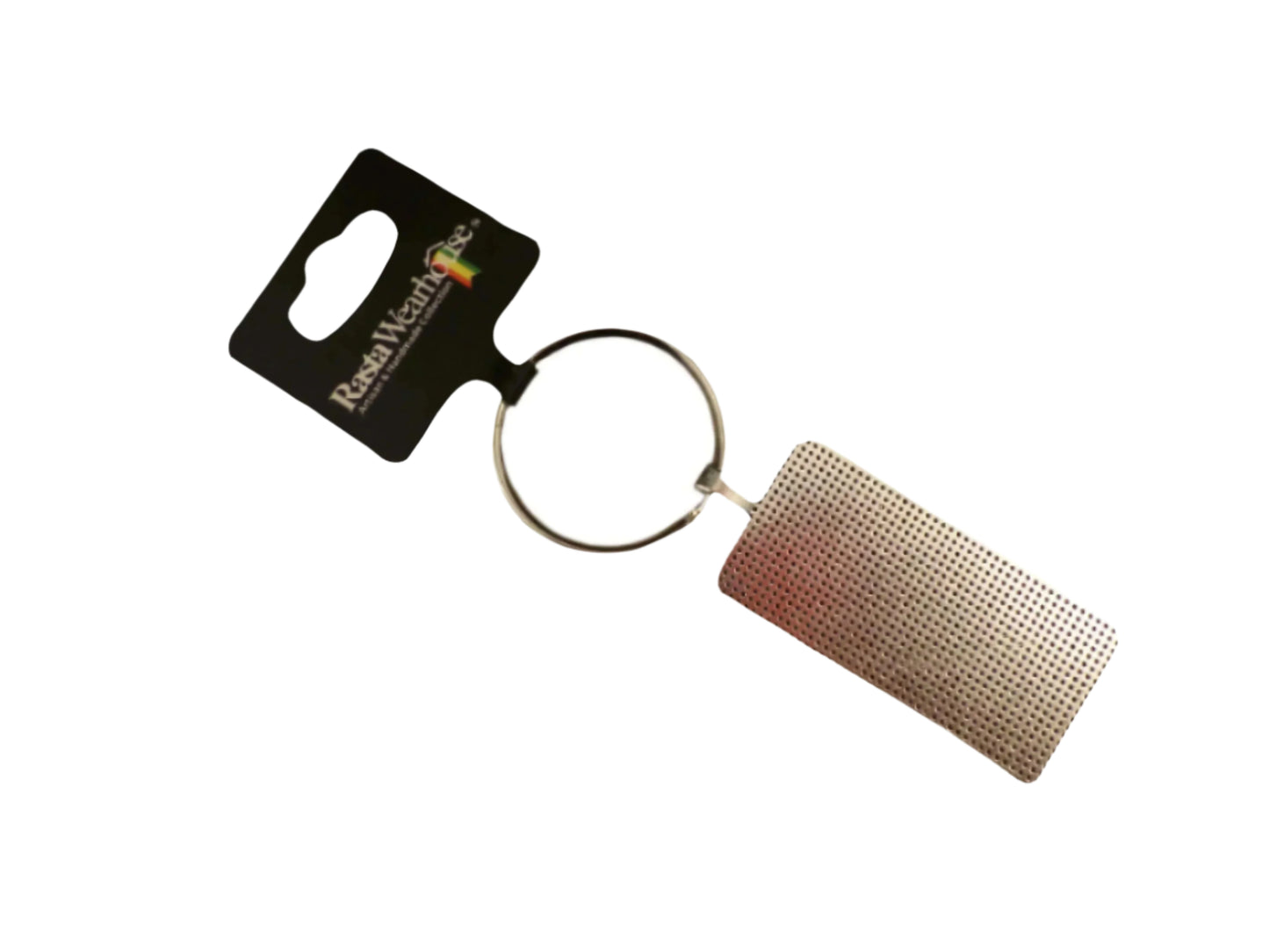 1-11010 Rastafari Keychain with portraits of  H.I.M. (Black and White)