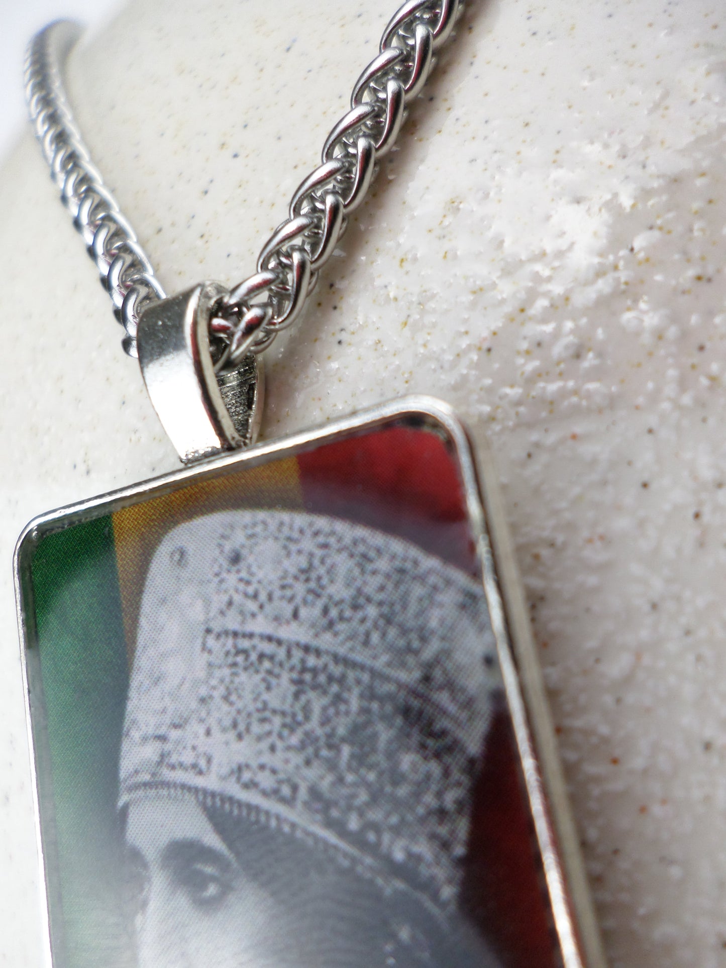1-10011 *Rastafari Pendant and Chain - His Imperial Majesty