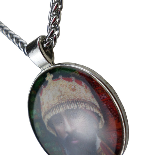 Cርእስ Pendant and Chain - H.I.M. of Ethiopia
