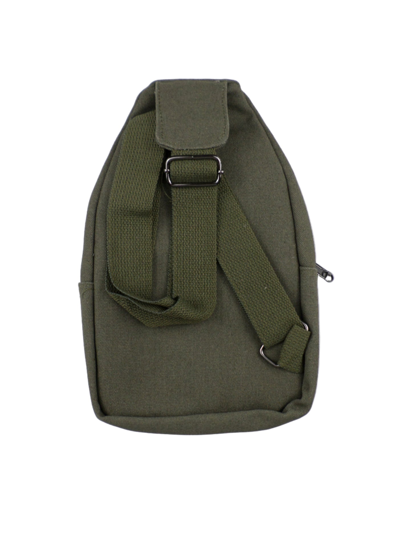 0-10042 Ankh (grn/blk/rd)/  - Crossbody bag with keychain charm  (Olive)