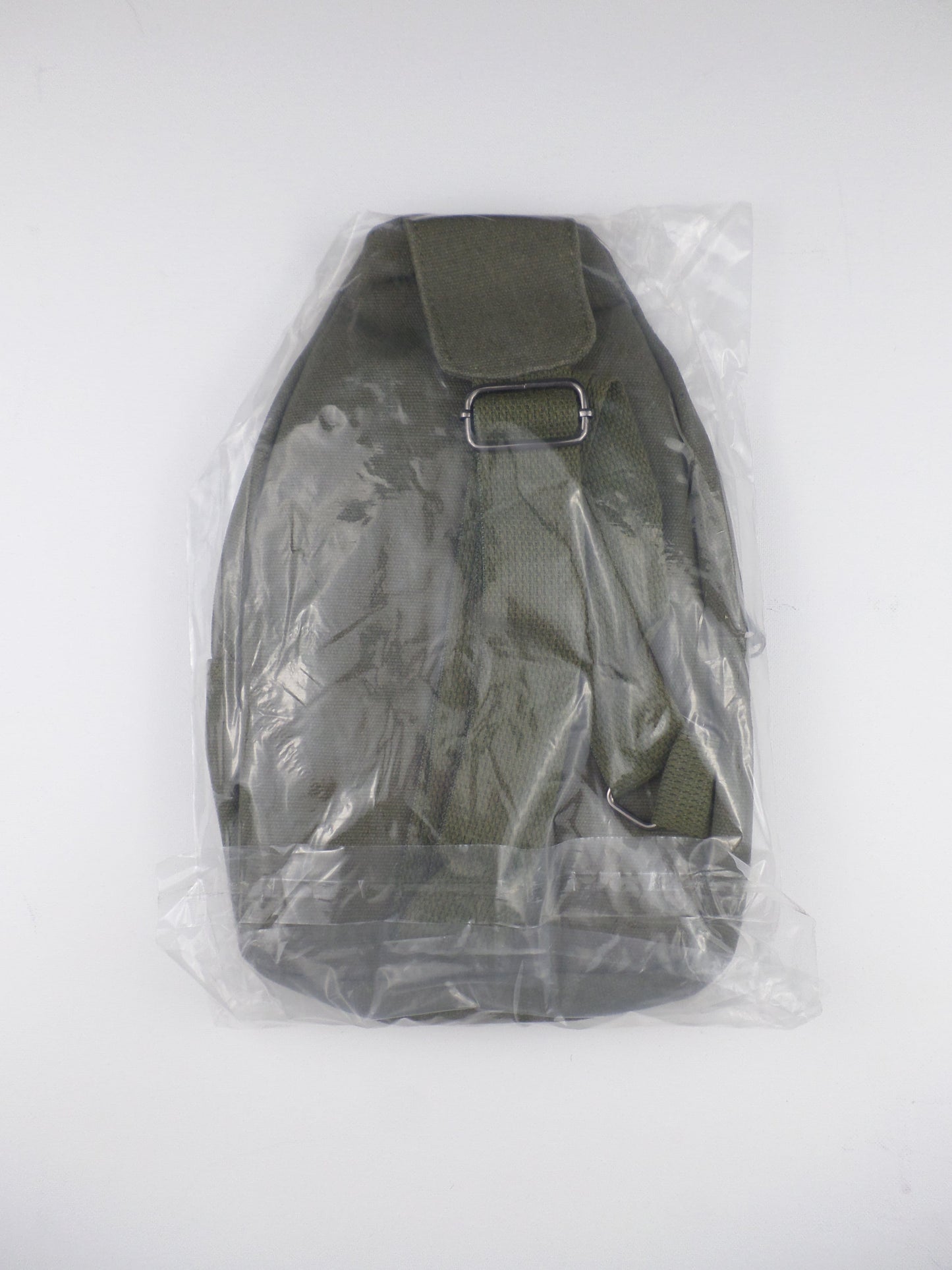 0-10048 Ankh (grn/yel/rd)  - Crossbody bag with keychain charm  (Olive)