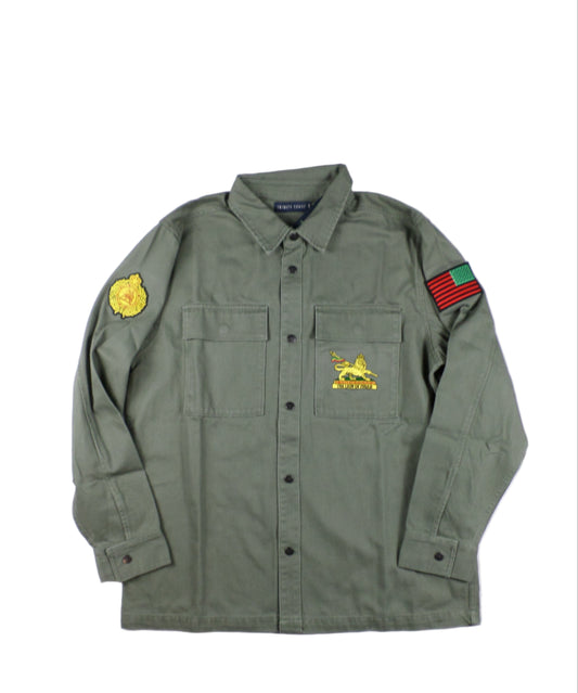 0-10040 Rastafarian Military Jacket RW02