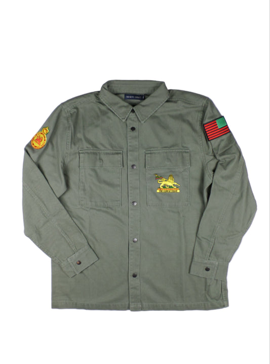 0-10039 Rastafarian Military Jacket RW03