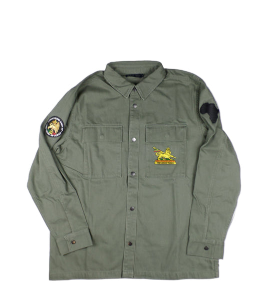 0-10038 Rastafarian Military Jacket RW04