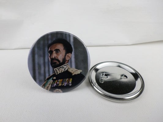 0-10023 Haile Selassie #23  Pin Button - 2.28 inch