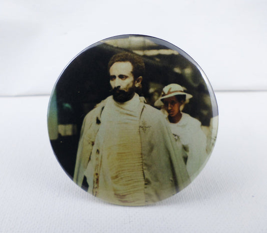 0-10031 Haile Selassie #31  Pin Button - 2.28 inch