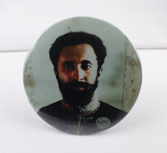 0-10029 Haile Selassie #29  Pin Button - 2.28 inch