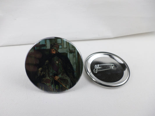 0-10026 Haile Selassie #26  Pin Button - 2.28 inch